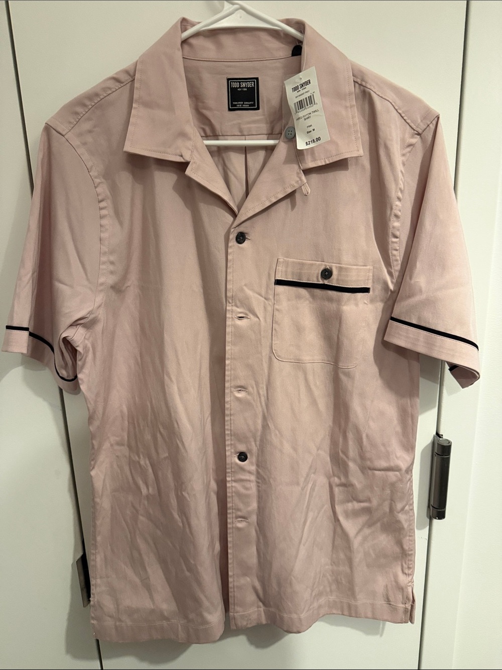 Todd Snyder Piped Rayon Twill Shirt